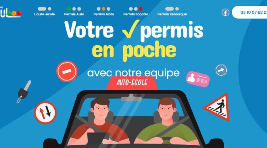 page d'accueil